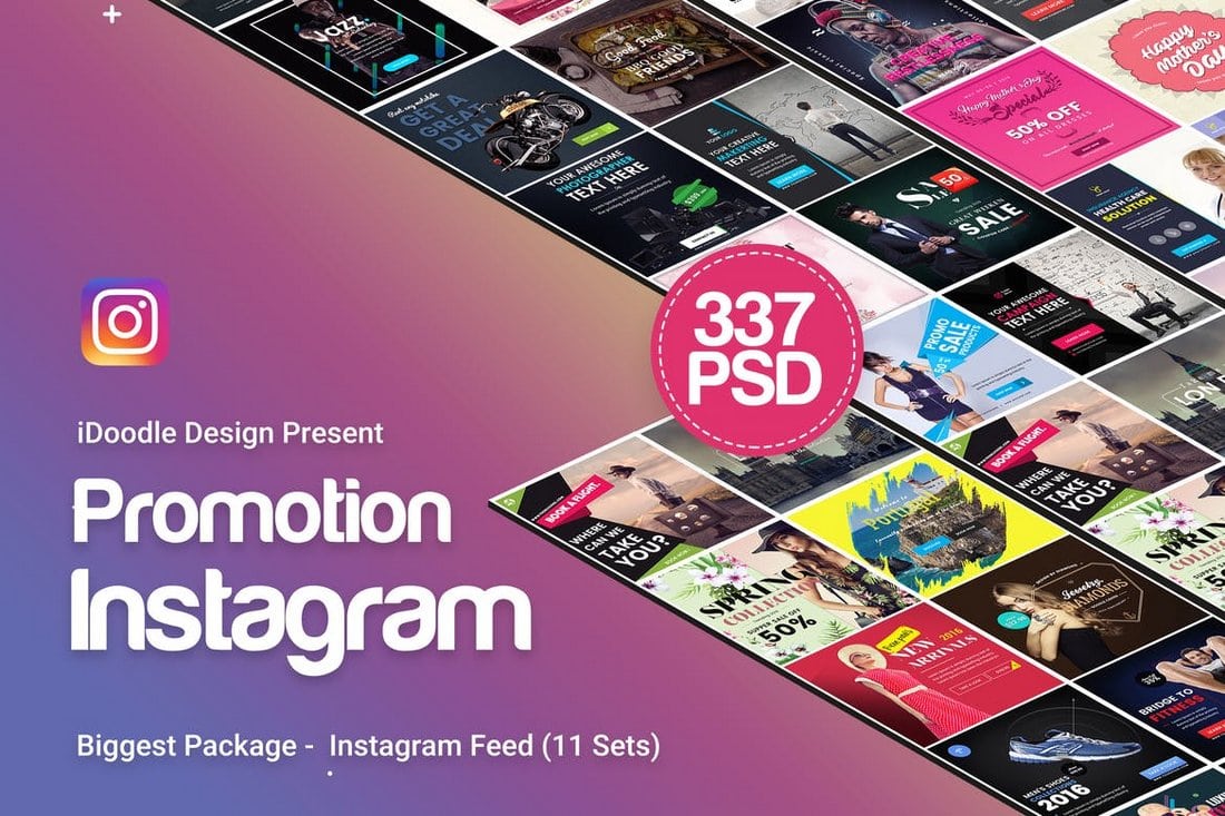  70+ Las mejores plantillas para Instagram Post &amp; Story 2023